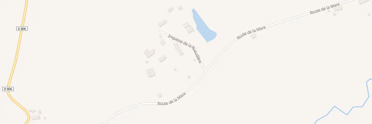 Plan du 85 Imp de la Ruaudière à Caligny