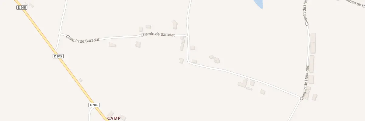 Plan du 420 Che de Baradat à Hagetaubin