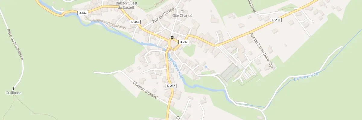Plan du 9323 Rue du Saillet à Osse-en-Aspe