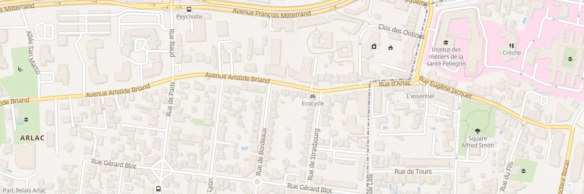 Plan du 44 Av Aristide Briand à Mérignac