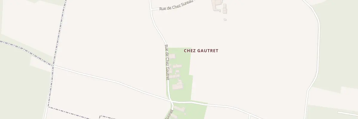 Plan du 14A Rue de Chez Gautret à Bignay