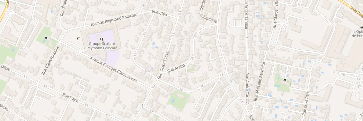 Plan du 33 Rue André à Bordeaux