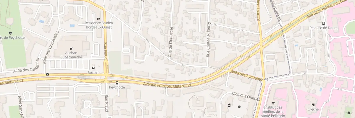 Plan du 37 Av des Eyquems à Mérignac
