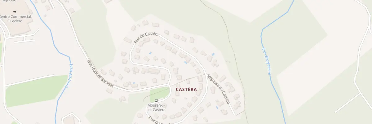 Plan du 32 Rue Du Castera à Mourenx