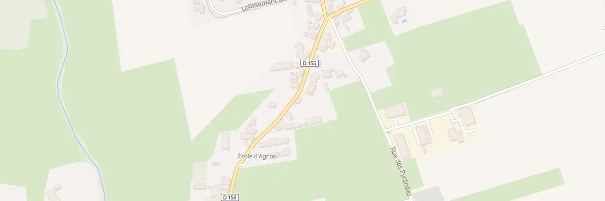 Plan du 16 Rue de la Gloriette à Agnos
