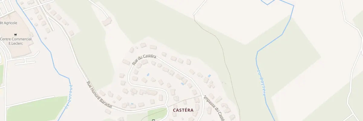 Plan du 25 Rue Du Castera à Mourenx