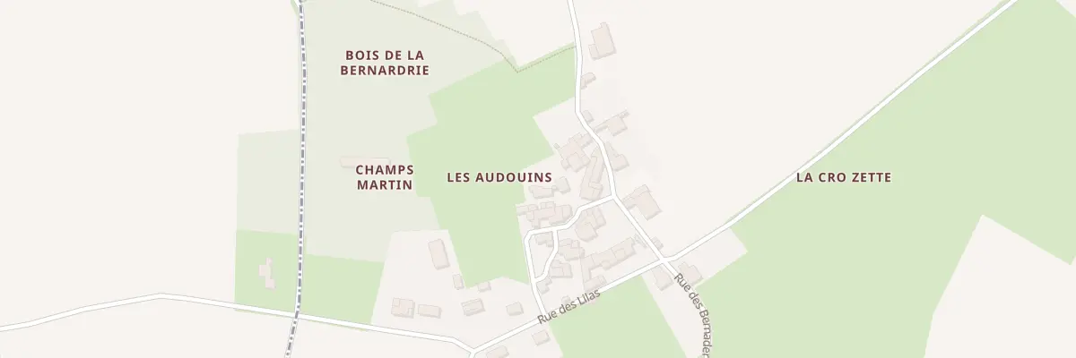 Plan du 4 Rue Martin à Bignay