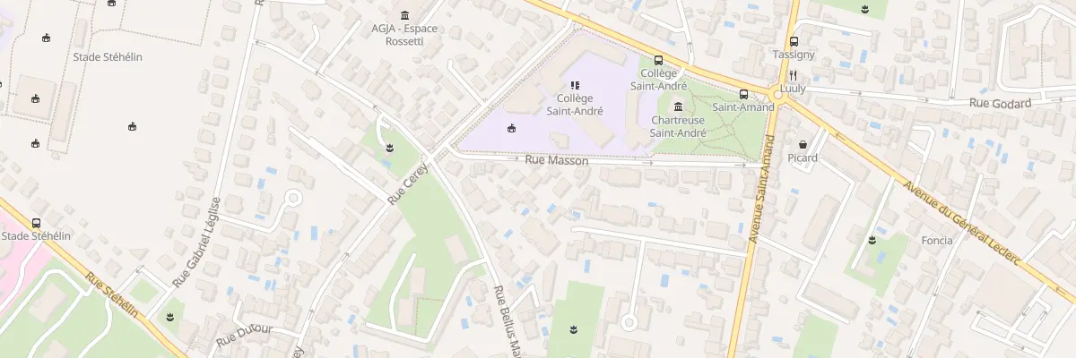 Plan du 38 Rue Masson à Bordeaux