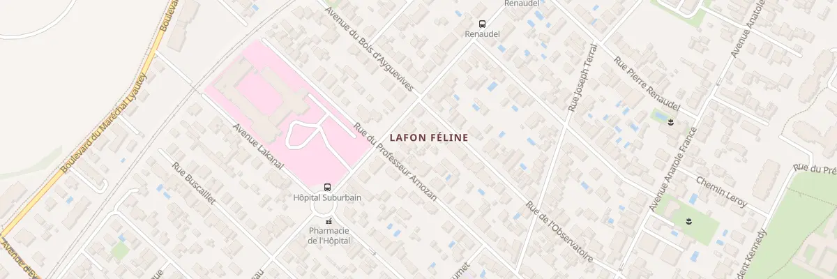 Plan du 76B Av Georges Clémenceau au Bouscat