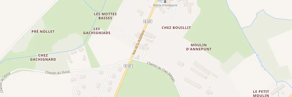 Plan du 1 Che de chez Jeanpin à Annepont
