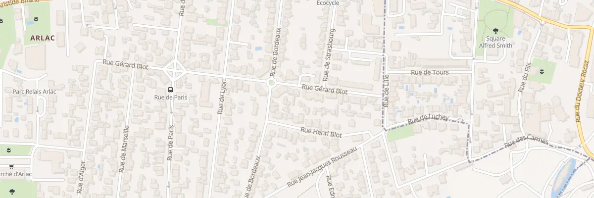 Plan du 28 Rue Gerard Blot à Mérignac