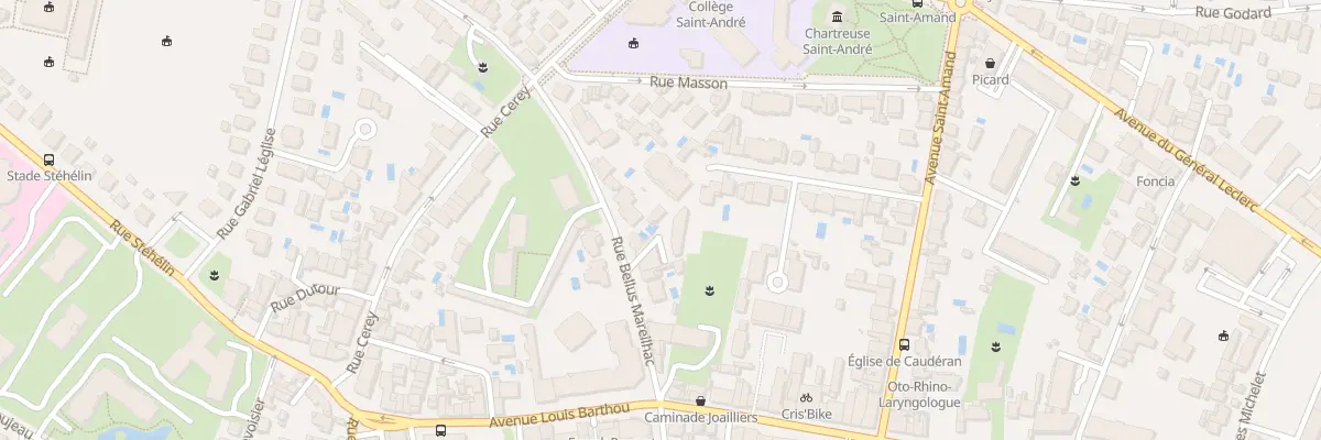 Plan du 35 Rue Bellus Mareilhac à Bordeaux
