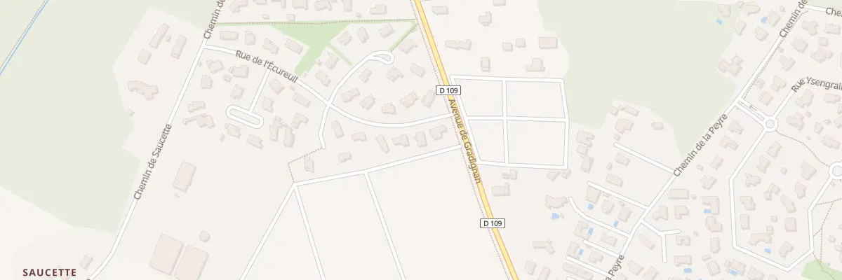 Plan du 3 Rue de l’Ecureuil à Léognan