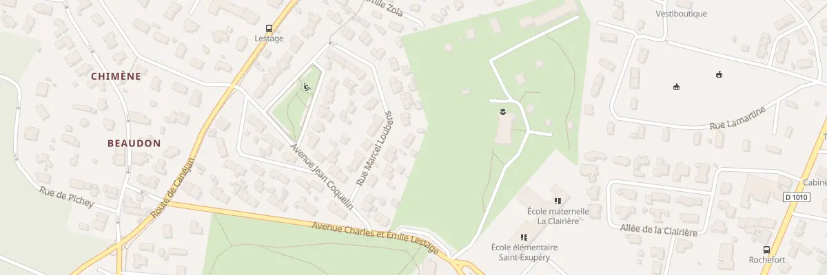 Plan du 20 Rue Marcel Loubens à Gradignan