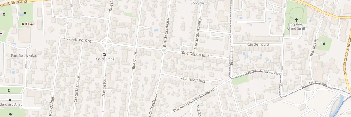 Plan du 30 Rue Gerard Blot à Mérignac