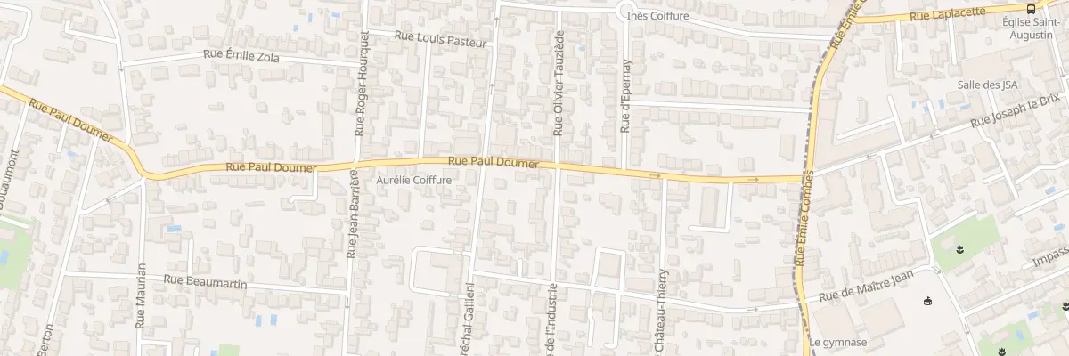Plan du 34 Rue Paul Doumer à Mérignac