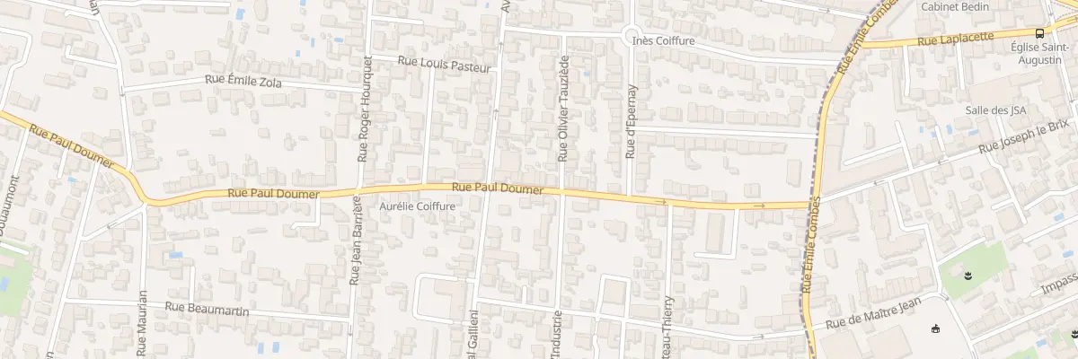 Plan du 35 Rue Paul Doumer à Mérignac