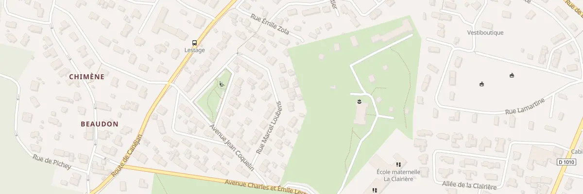 Plan du 26 Rue Marcel Loubens à Gradignan