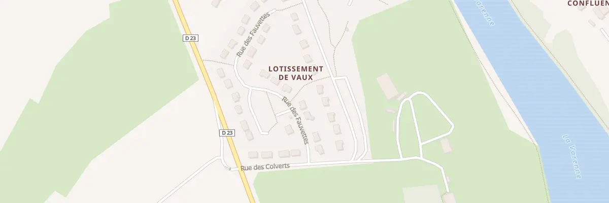 Plan du 8 Rue des Fauvettes à Ambrières-les-Vallées