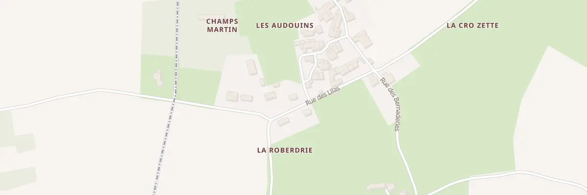 Plan du 18 Rue des Lilas à Bignay
