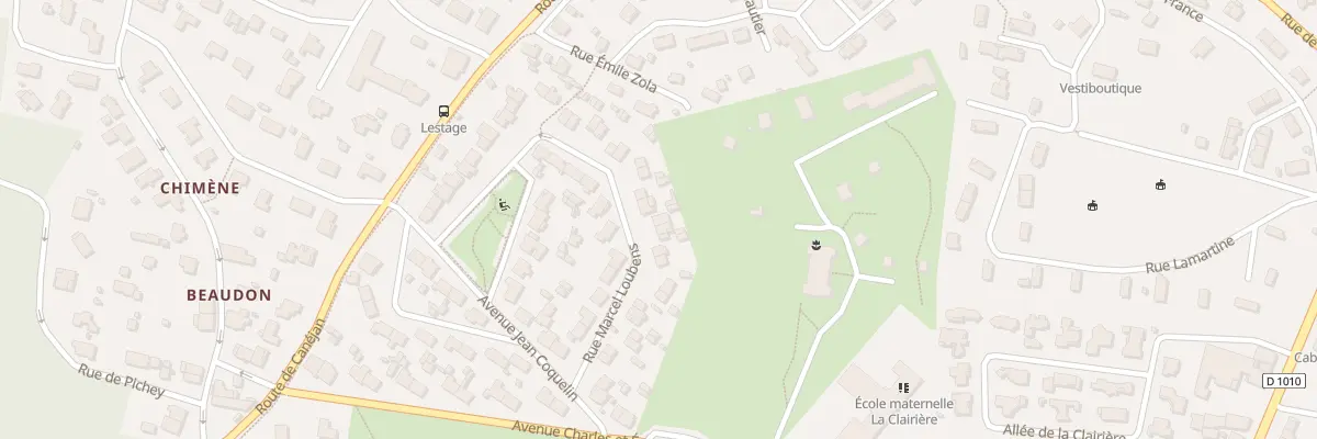 Plan du 28 Rue Marcel Loubens à Gradignan