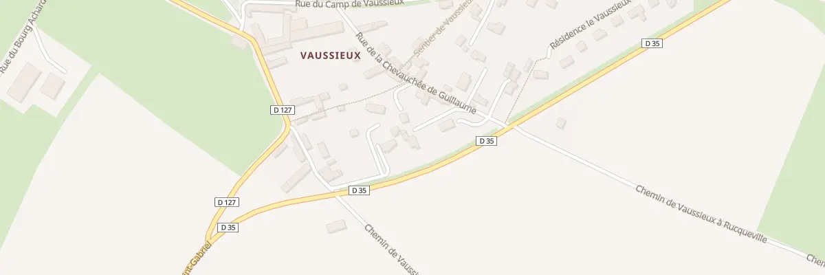 Plan du 208 Rue La Chevauchee de Guillaume à Vaux-sur-Seulles