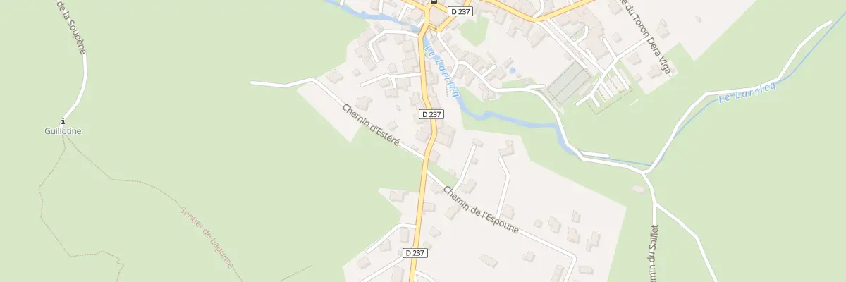 Plan du 9242 Rte d’Espagne à Osse-en-Aspe