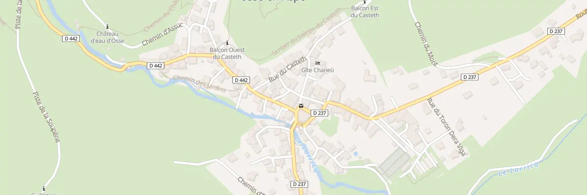 Plan du 3 Rue de la Mairie à Osse-en-Aspe