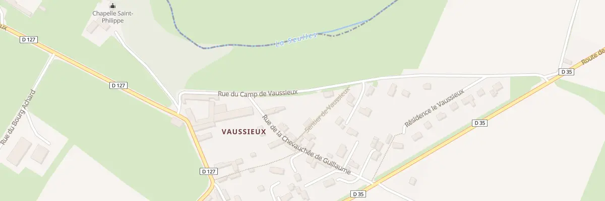 Plan du 5118 Vaussieux à Vaux-sur-Seulles