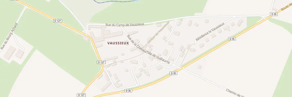 Plan du 119 Rue La Chevauchee de Guillaume à Vaux-sur-Seulles