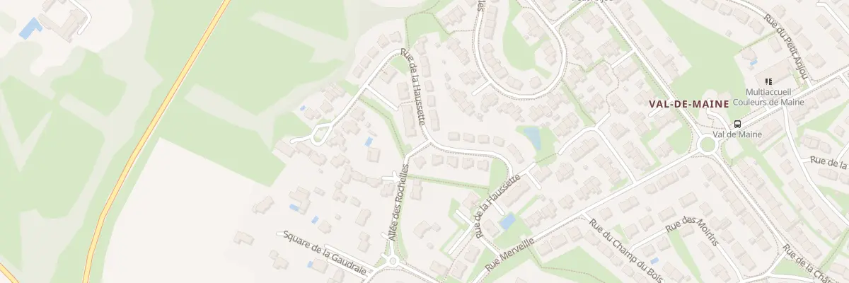 Plan du 21 Rue de la Haussette à Bouchemaine