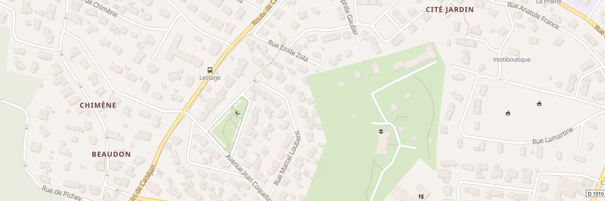 Plan du 34 Rue Marcel Loubens à Gradignan