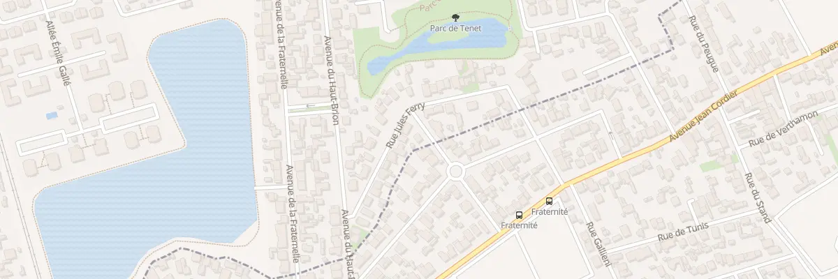Plan du 3 Rue de la Fraternité à Mérignac