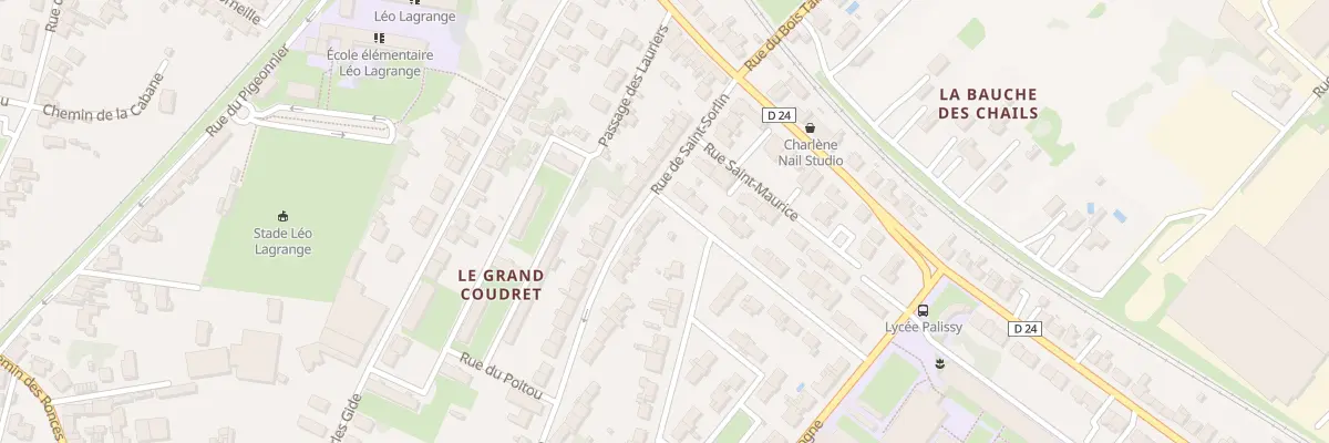 Plan du 9 Rue de Saint-sorlin à Saintes