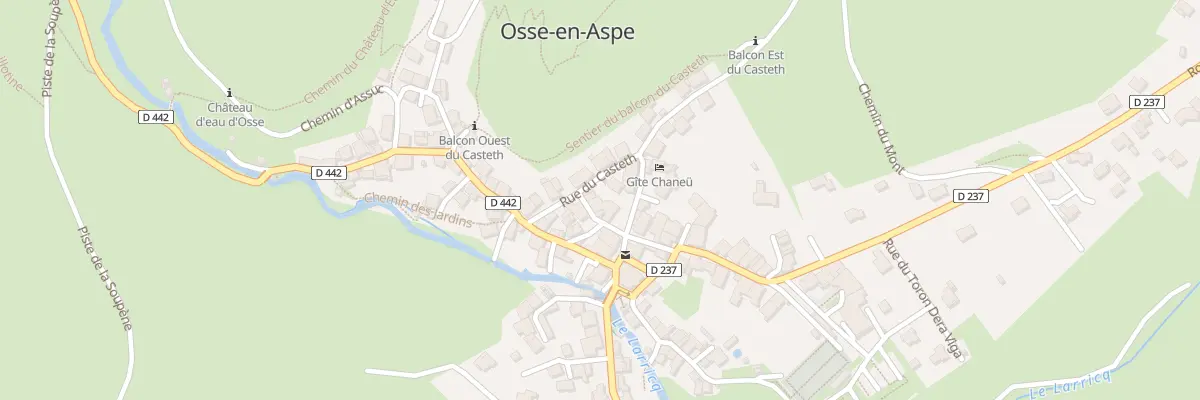 Plan du 4 Rue de la Mairie à Osse-en-Aspe