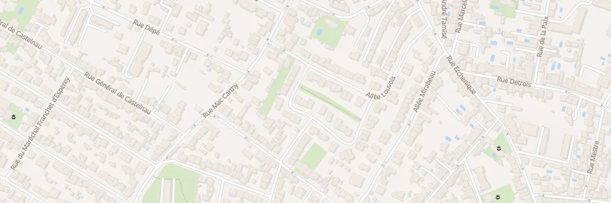 Plan du 21 Rue Professeur Moreau à Bordeaux