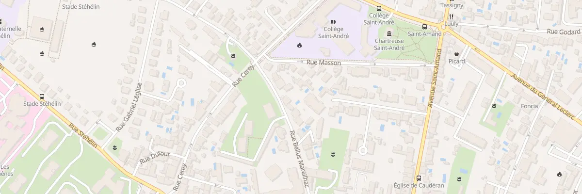 Plan du 47 Rue Bellus Mareilhac à Bordeaux
