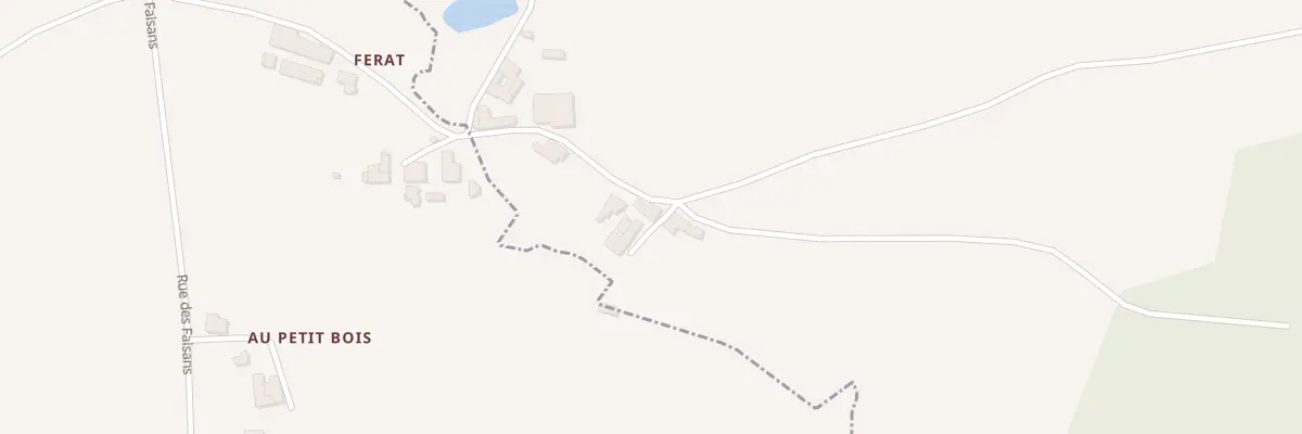 Plan du 5338 Férat à Mirambeau