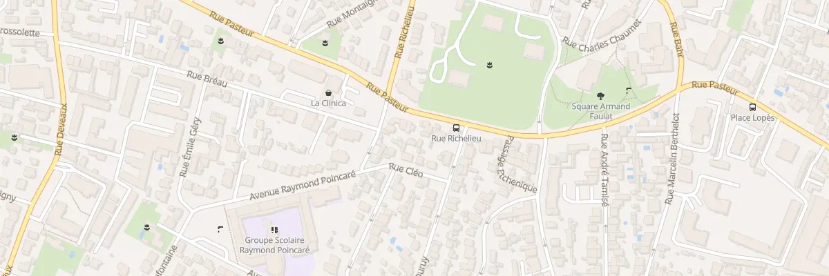 Plan du 270 Rue Pasteur à Bordeaux