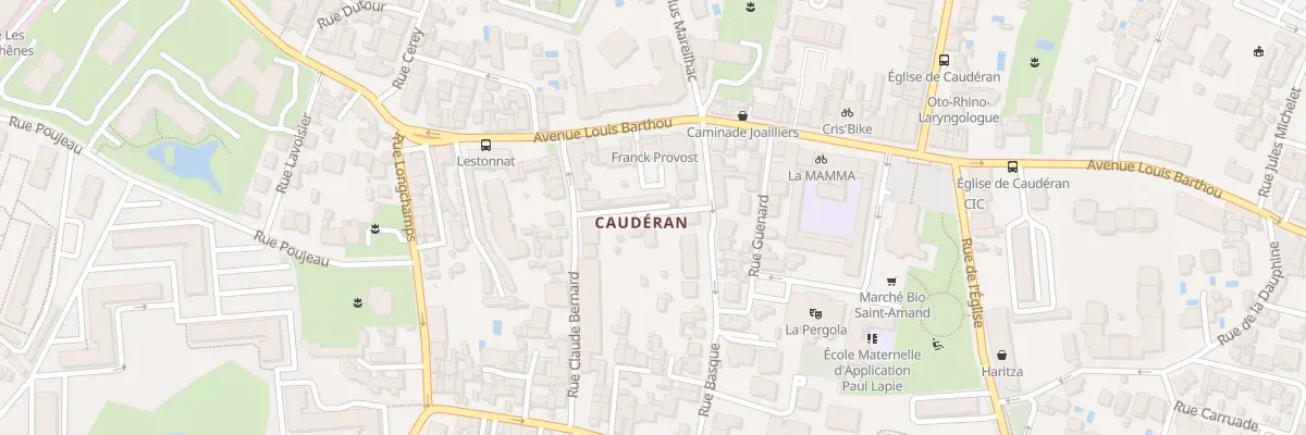 Plan du 11 Rue Basque Caud à Bordeaux