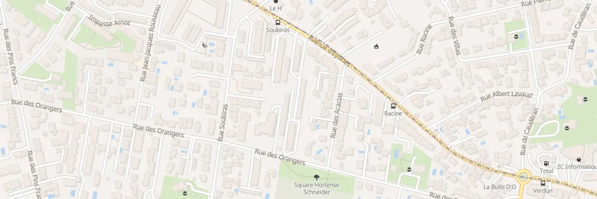 Plan du 222 Av Eysines à Bordeaux