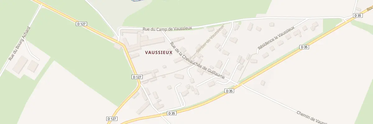 Plan du 106 Rue La Chevauchee de Guillaume à Vaux-sur-Seulles