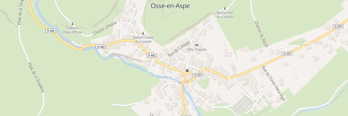 Plan du 1 Eth Carrérot à Osse-en-Aspe