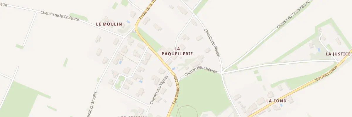 Plan du 4 Che de la Paquellerie à Préguillac