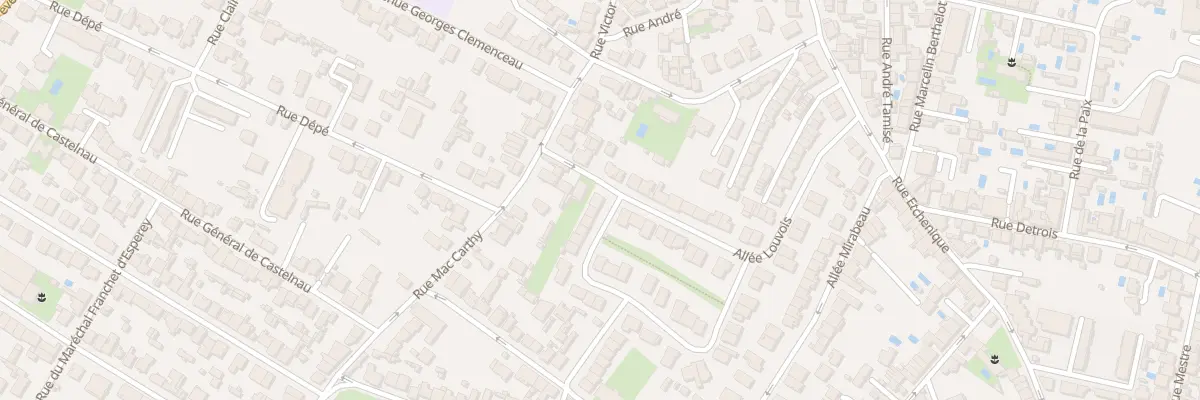 Plan du 44 Rue Professeur Moreau à Bordeaux