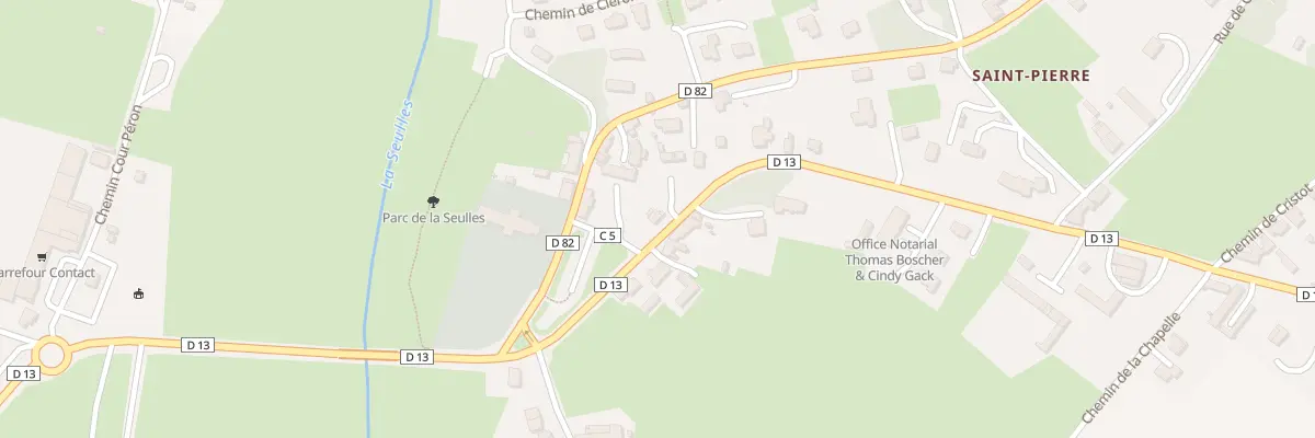 Plan du 1 Rue Jean de la Varende à Tilly-sur-Seulles