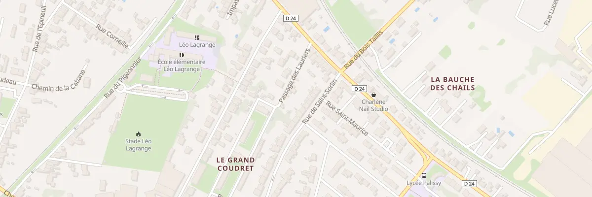 Plan du 18 Rue de Saint-sorlin à Saintes