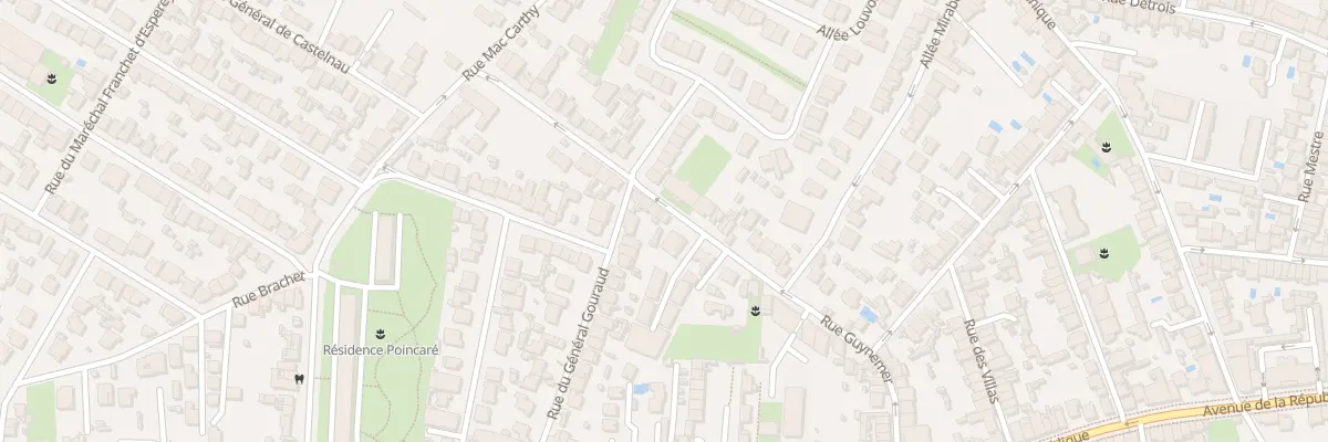 Plan du 64 Rue Guynemer à Bordeaux