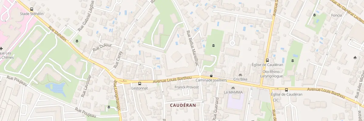 Plan du 12 Rue Bellus Mareilhac à Bordeaux