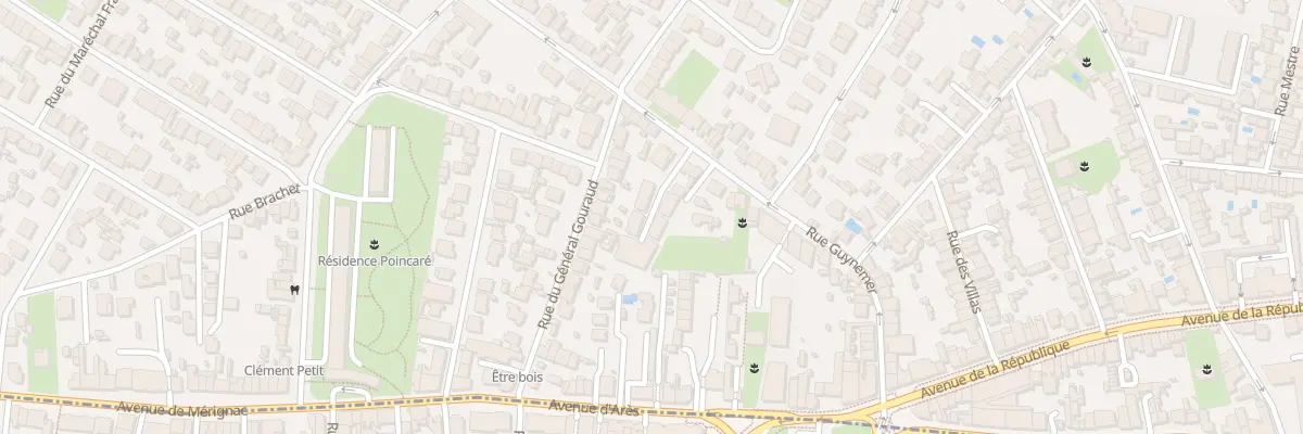 Plan du 48B Rue Guynemer à Bordeaux